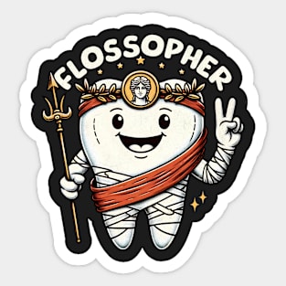Flossopher Funny Molar Sticker